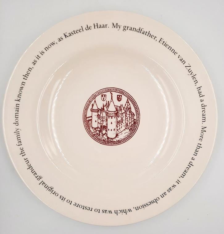 XL Bord Kasteel De Haar Haarzuilens Limited Edition 1998, Antiek en Kunst, Antiek | Wandborden en Tegels, Ophalen of Verzenden