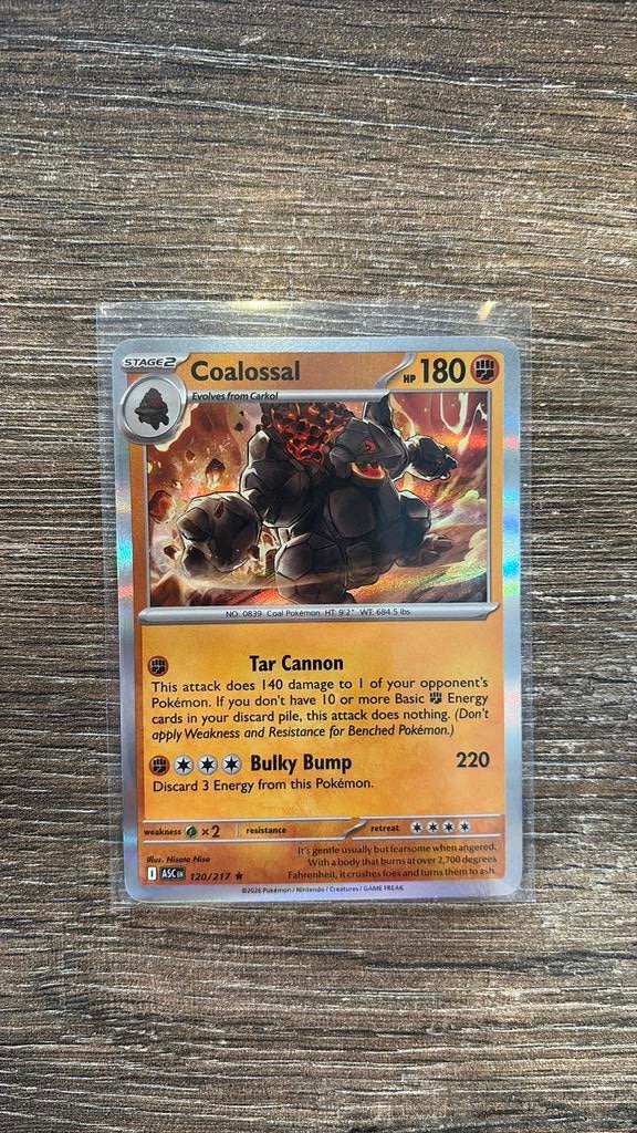 ASC Coalossal 120/217 holo, Ophalen of Verzenden, Zo goed als nieuw