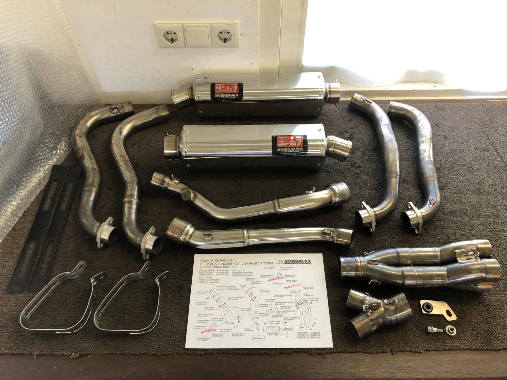 Yoshimura Japan uitlaat GSX-R1000 GSXR1000 2007 2008 K7 K8, Motoren, Onderdelen | Suzuki, Gebruikt, Ophalen of Verzenden
