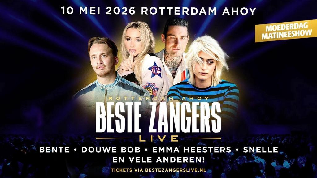 2 tickets Beste Zangers Live, Drie personen of meer