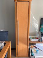 Houten (vitrine)kasten met glazen/houten planken, Huis en Inrichting, Kasten | Vitrinekasten, Ophalen, Minder dan 50 cm, Gebruikt