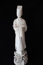 Vintage Blanc de Chine Taoist immortal porseleinen beeld, Ophalen of Verzenden