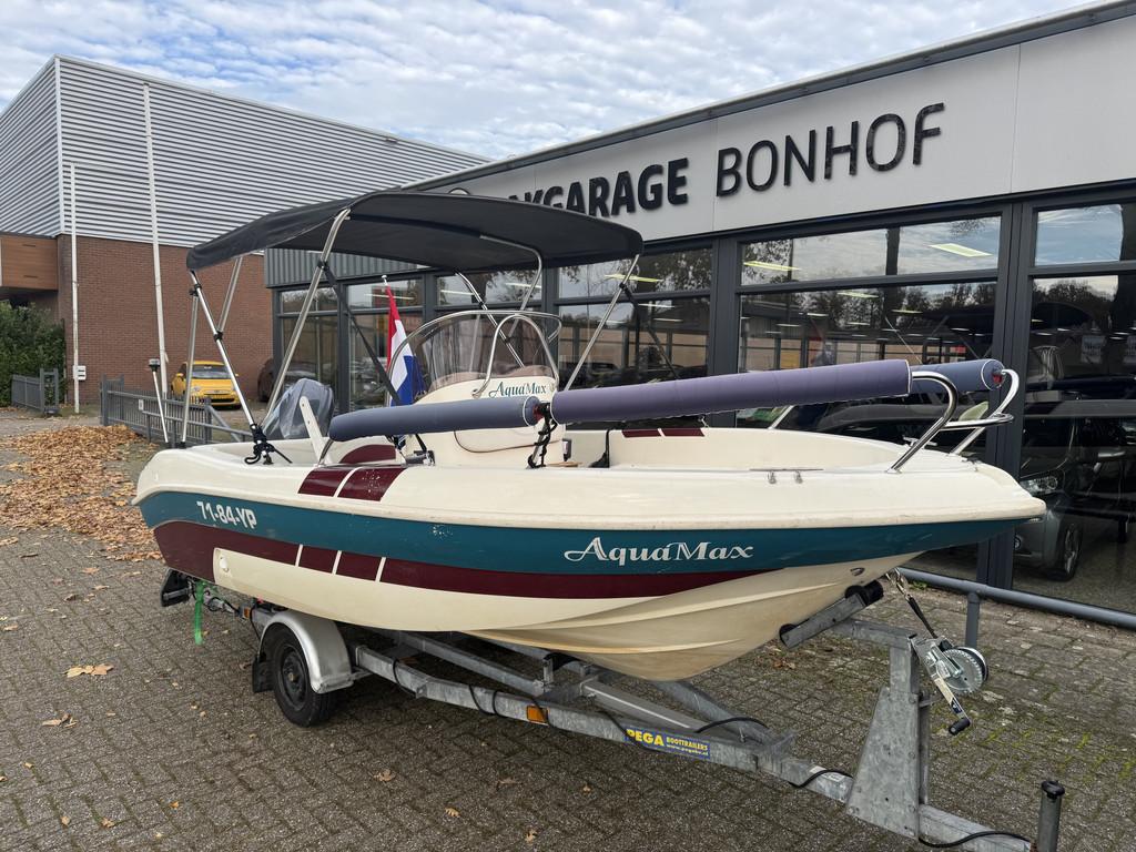 aquamax boot Aquamax speedboot 60 pk 6 persoons trailer pega, Gebruikt, Overige carrosserieën, Overige brandstoffen, Bedrijf