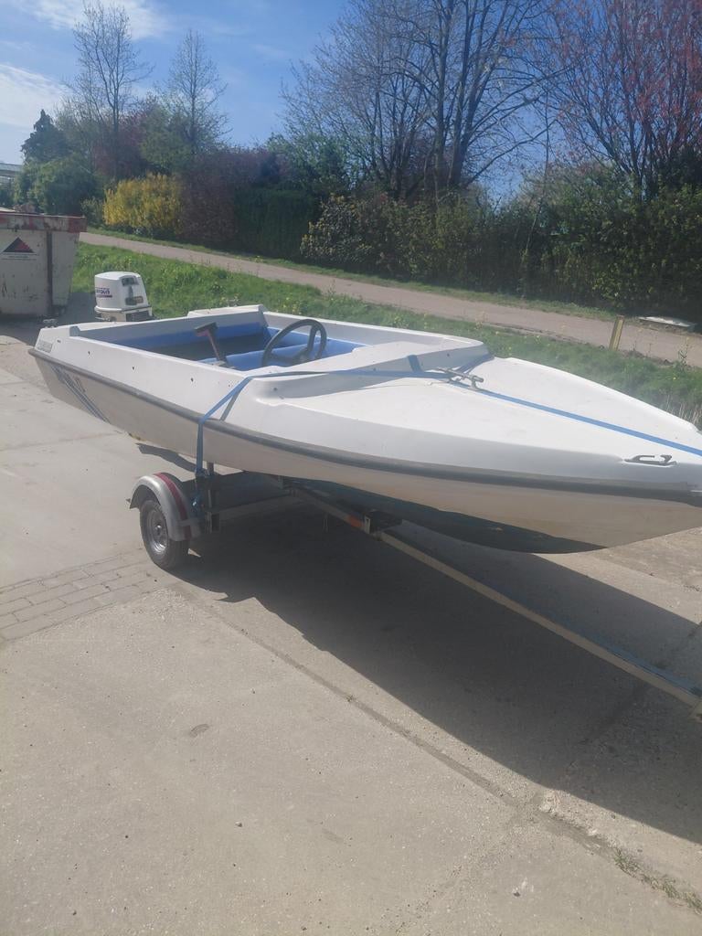Gereserveerd, Watersport en Boten, Ophalen, Minder dan 70 pk, 3 tot 6 meter, Buitenboordmotor