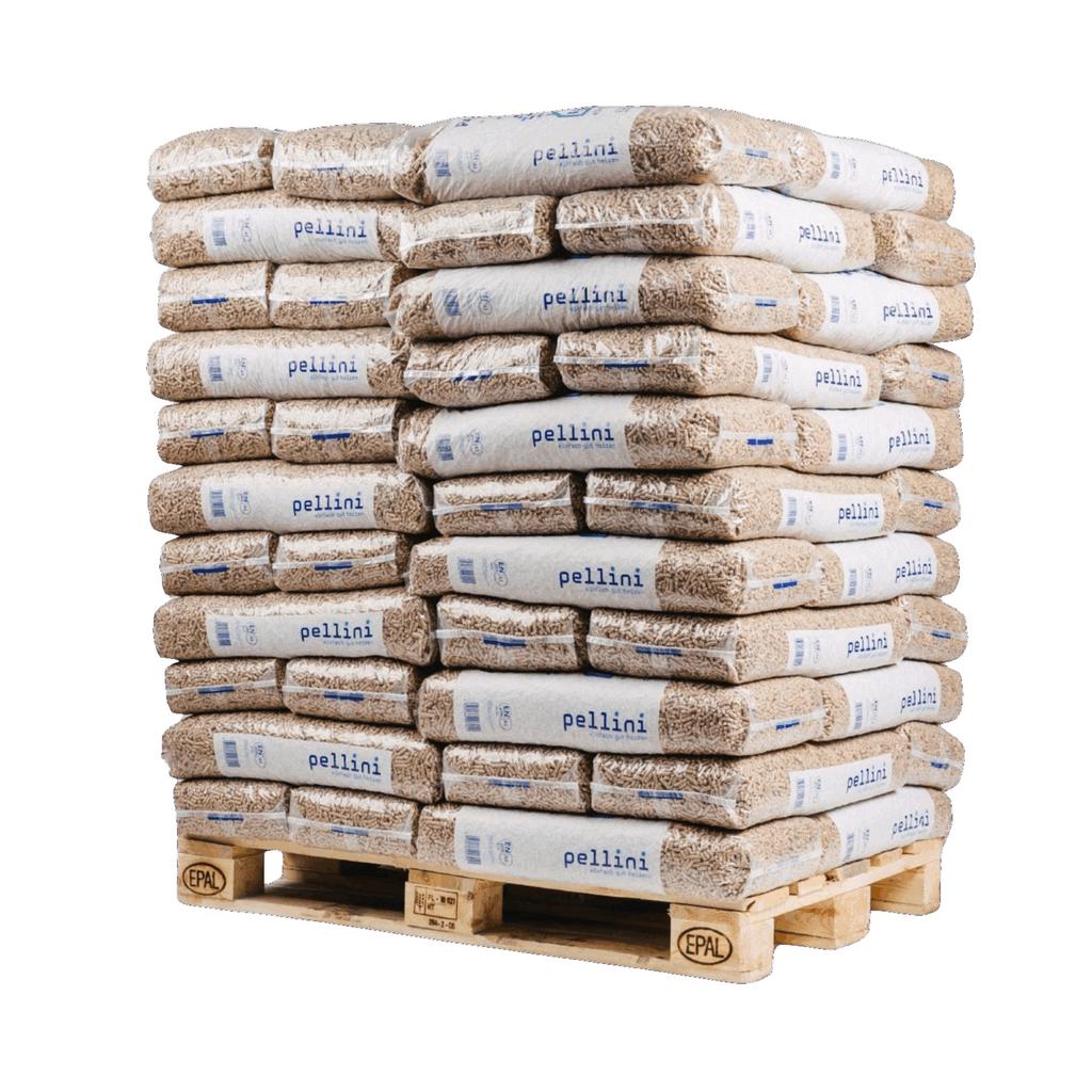 Pallet korrels 6mm 15kg de zak, Tuin en Terras, Haardhout, 6 m³ of meer, Ophalen