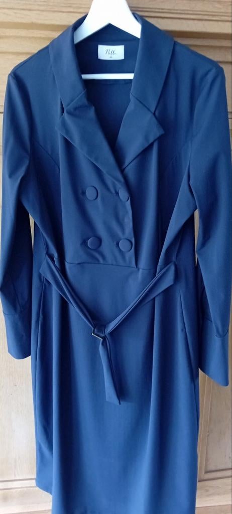 Prachtige donkerblauwe jurk maat 44, Blauw, Maat 42/44 (L), Ophalen of Verzenden, Zo goed als nieuw