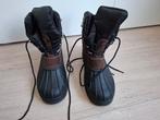 Zwarte snowboots met bruine details, Ophalen of Verzenden, Nieuw, Snowboots, Overige merken