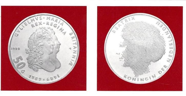 munt, Postzegels en Munten, Munten | Nederland, Losse munt, Overige waardes, Koningin Beatrix, Zilver, Ophalen of Verzenden
