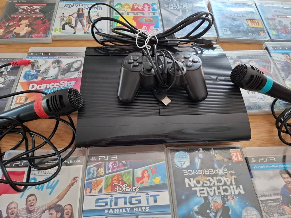 Ps3, Spelcomputers en Games, Spelcomputers | Sony PlayStation 3, Zo goed als nieuw, Slim, Met 1 controller, Met games, Ophalen