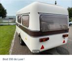 Biod 350 de Luxe Caravan uit 1982 - Compact & Charma, Koelkast, Omvormbare zithoek, Treinzit, Tot en met 3