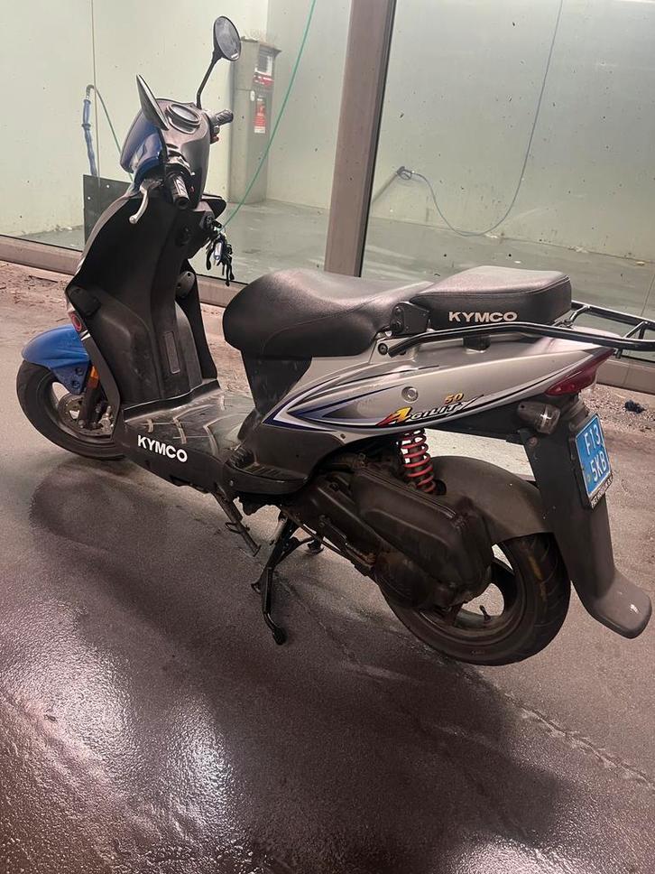 Kymco Agility 50 Scooter - Blauw/Zilver, Fietsen en Brommers, Scooters | Kymco, Gebruikt, Agility, Maximaal 45 km/u, Benzine, Ophalen of Verzenden