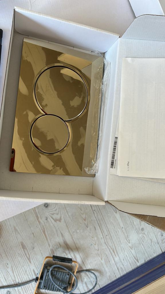 Geberit Sigma01 Bedieningsplaat - Messing Glans (Goud), Doe-het-zelf en Verbouw, Ophalen of Verzenden, Nieuw, Toilet