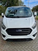 Taxi Ford Transit Custom 9 persoonsbus, Auto's, Ford, Achterwielaandrijving, Alcantara, Wit, Grijs