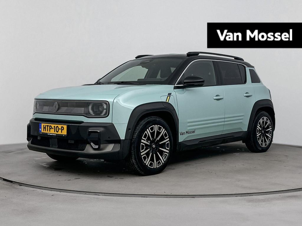 Renault 4 comfort range iconic 150Pk 52 kWh | Navigatie Via, Stof, 750 kg, 150 pk, Blauw