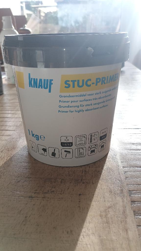 Knauf Stuc-primer, Ophalen, Gebruikt, Wit
