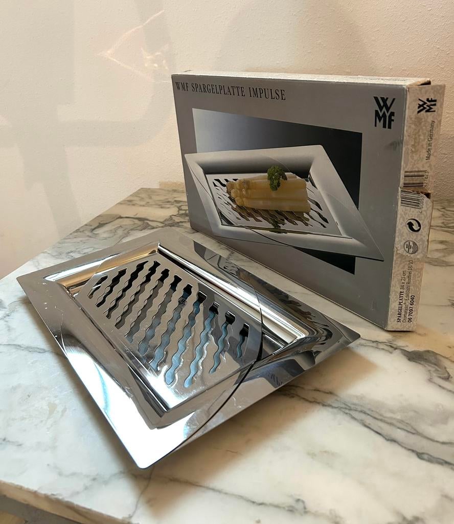 WMF Cromargan aspergeschaal, Ophalen of Verzenden, Zo goed als nieuw