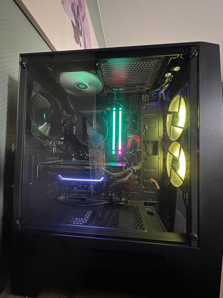 Game PC Ryzen 5 RTX 2060 Super 16GB - Perfect voor Gaming, Computers en Software, Desktop Pc's, Ophalen, Gebruikt, Gaming, SSD