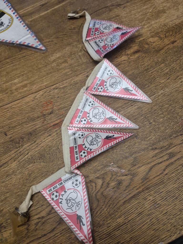 Ajax Vaantjes Slinger - We Are The Champions, Ophalen of Verzenden, Gebruikt, Ajax, Vaantje of Sjaal