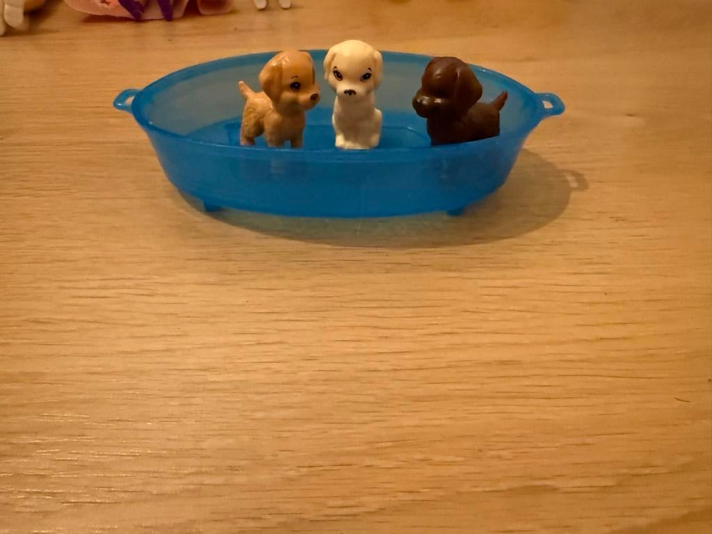 Barbie poppen met puppy's, paard en accessoires, Ophalen of Verzenden, Gebruikt, Barbie