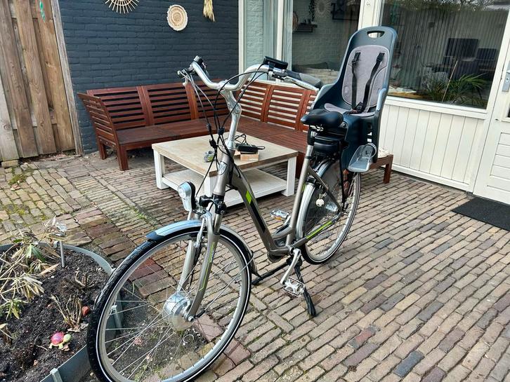 Elektrische fiets Voque Basic Plus met achterzitje, Fietsen en Brommers, Elektrische fietsen, Gebruikt, Overige merken, 51 tot 55 cm