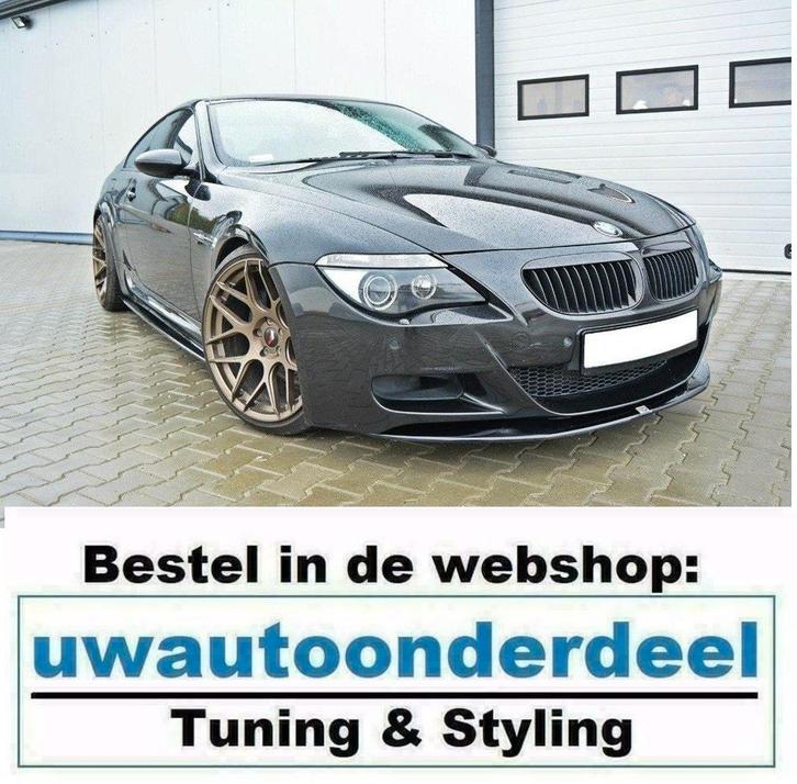 Maxton Design Spoiler Lip Splitter Voor Bmw M6 E63 Coupe, Auto diversen, Tuning en Styling, Verzenden