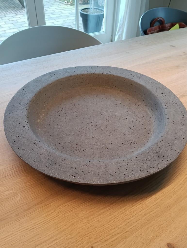 Grote Antraciet Betonlook Schaal - Decoratief & Veelzijdig, Ophalen