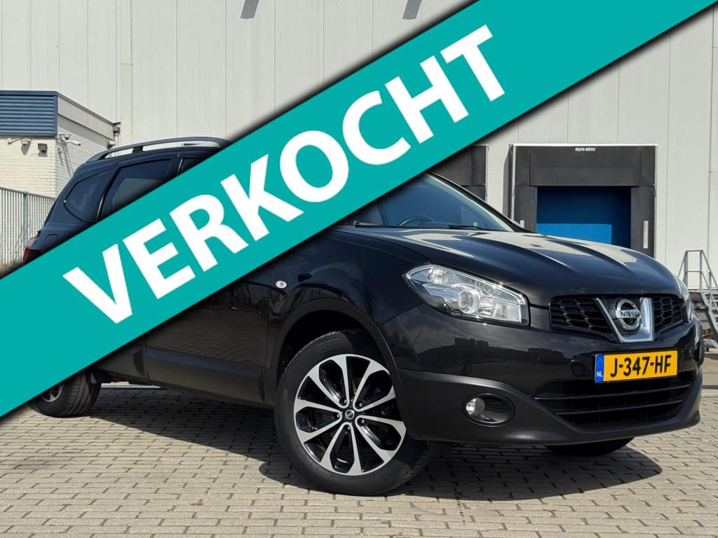Nissan Qashqai +2 1.6 Connect Edition 7p/Pano/Cruise/Climate, Auto's, Voorwielaandrijving, Euro 5, Gebruikt, Zwart