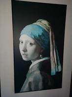 Schilderij meisje met parel, Ophalen, Zo goed als nieuw, Schilderij, 75 cm of meer