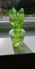 Kosta Boda kristalglas tulp groene slinger 'Flower Power"', Ophalen of Verzenden