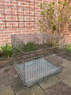 Hondenbench lbh 61-47-58 zilverkleurig, Ophalen, Gebruikt