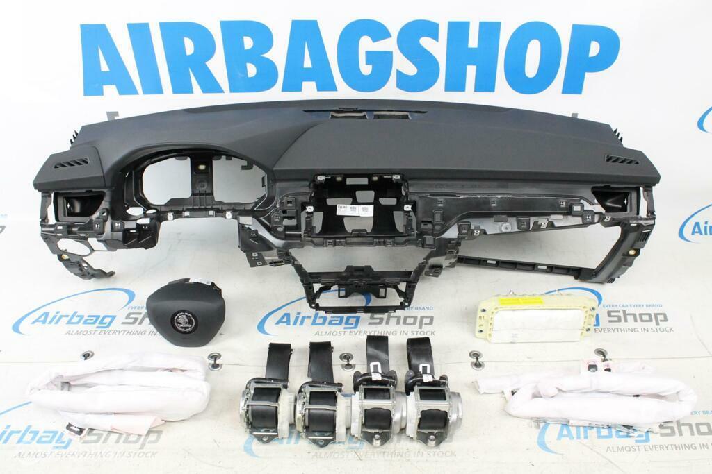 Airbag set Dashboard zwart dak airbags Skoda Kamiq 2019-..