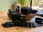 Olympus OM-2 set, Ophalen of Verzenden, Zo goed als nieuw, Spiegelreflex, Olympus