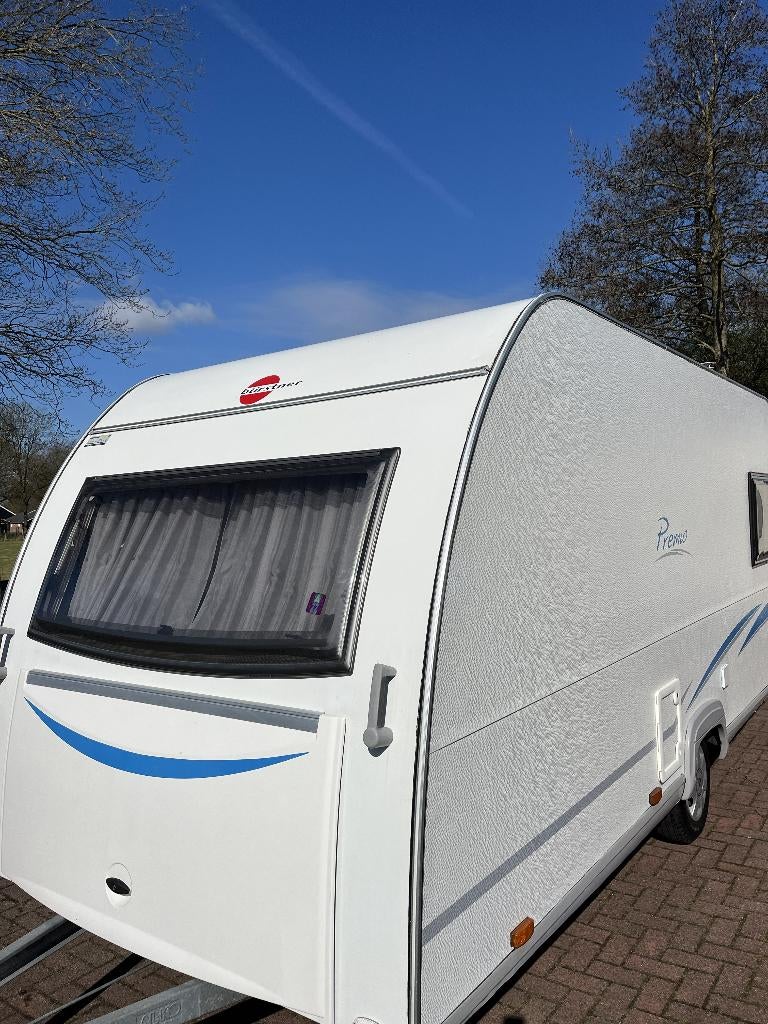 Mooie lichtgewicht Burstner Premio 435 TS, Caravans en Kamperen, Bedrijf, Treinzit, 750 - 1000 kg, Bürstner