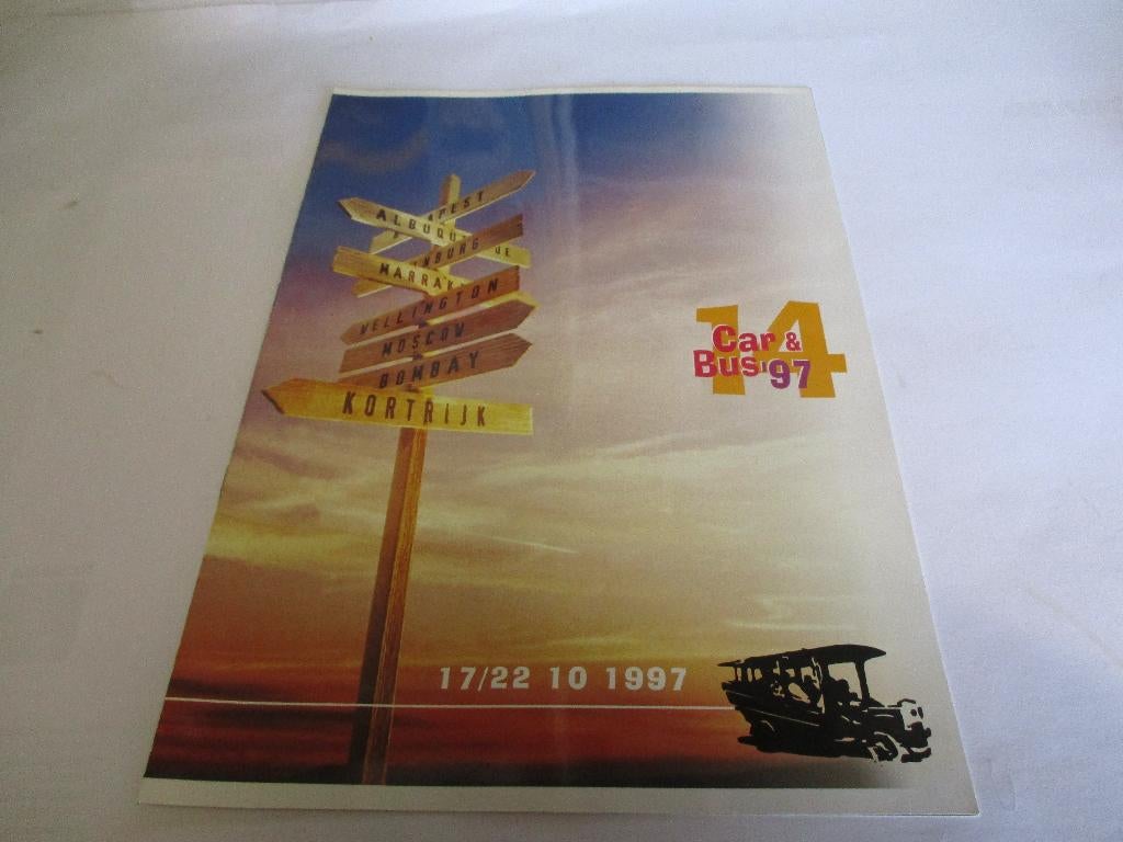 Car & Bus 97 Roeselare Folder, Verzenden, Zo goed als nieuw, Overige merken