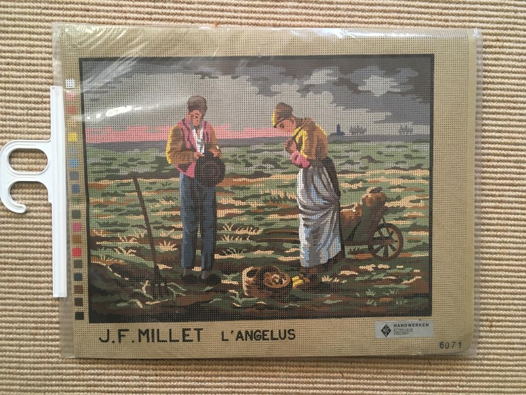 borduurpakket millet angelus 6071 njc halve kruissteek Gogh., Ophalen of Verzenden, Zo goed als nieuw, Handborduren, Borduurpakket