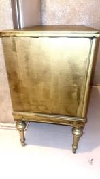 Vintage dressoir gouden kast! mahonie binnenkant, chique, Huis en Inrichting, Kasten | Dressoirs, Ophalen, Met plank(en), Gebruikt