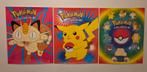 Oude set van 3 gelamineerde Pokemon posters, Verzamelen, Rechthoekig Staand, Ophalen of Verzenden, Zo goed als nieuw, A1 t/m A3