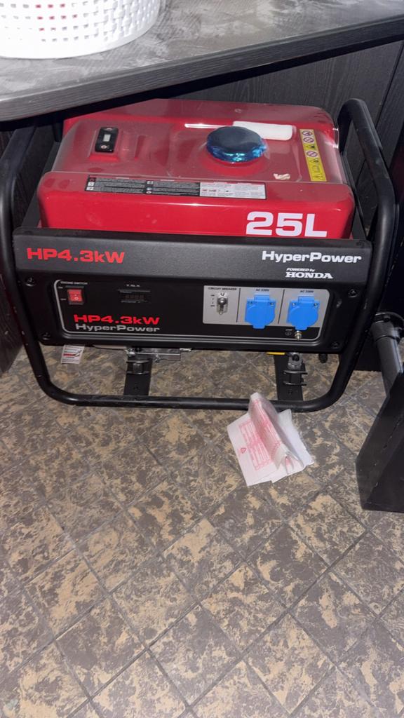 Honda Hyperpower HP4 3kW Aggregaat - Nieuw en Ongebruikt, Ophalen of Verzenden, Nieuw
