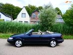 Saab 900 Cabrio 2.5 V6 SE 170pk Automaat Clima Leder Keurige, Auto's, Gebruikt, Cabriolet, Leder, 1600 kg