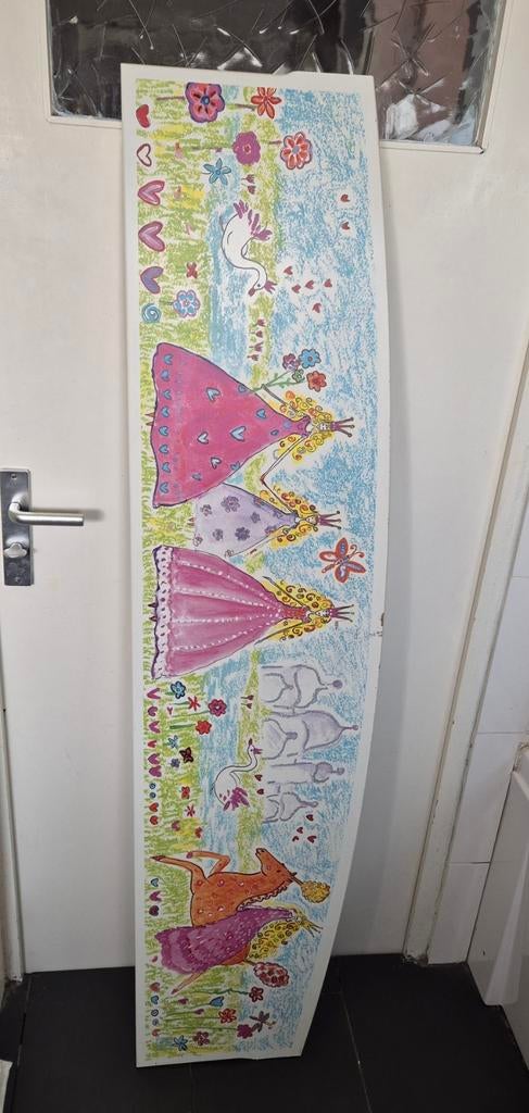 Lifetime bedrand met sprookjesprint, Ophalen, Gebruikt