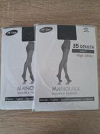Manouxx 35 Denier High Shiny Panty - L/XL Dark Marine, Kleding | Dames, Blauw, Manouxx, Nieuw, Ophalen of Verzenden