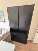 Woood kast zwart, met beschadiging, Ophalen of Verzenden, Gebruikt