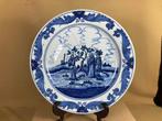 Zeldzaam antiek Delfts bord met verraad van Judas, Ophalen of Verzenden