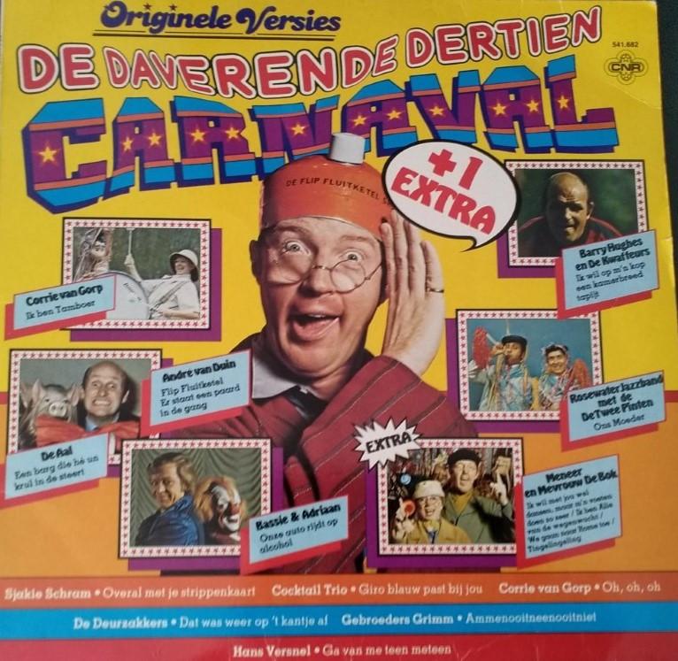 Lp - De Daverende Dertien Carnaval + 1 Extra, Ophalen of Verzenden, Gebruikt, 12 inch, Overige genres