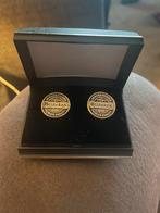 Heineken zilveren manchetknopen, Verzamelen, Ophalen of Verzenden, Zo goed als nieuw, Heineken