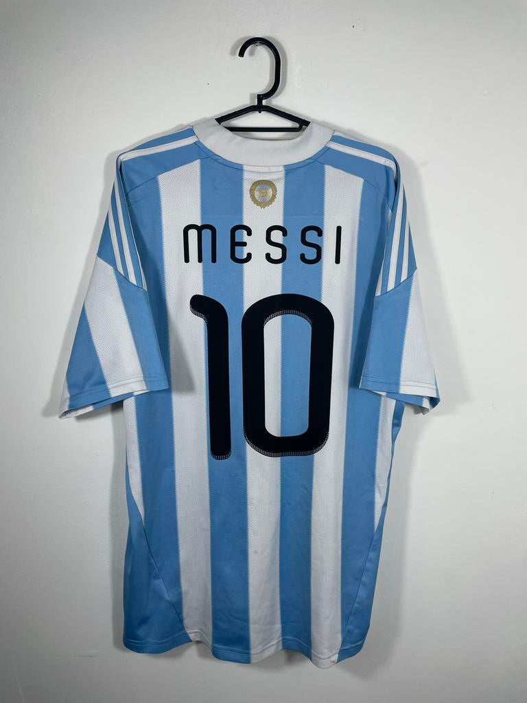 Origineel Argentinië WK 2010 shirt. Messi. Maat L., Maat L, Ophalen of Verzenden, Zo goed als nieuw, Shirt