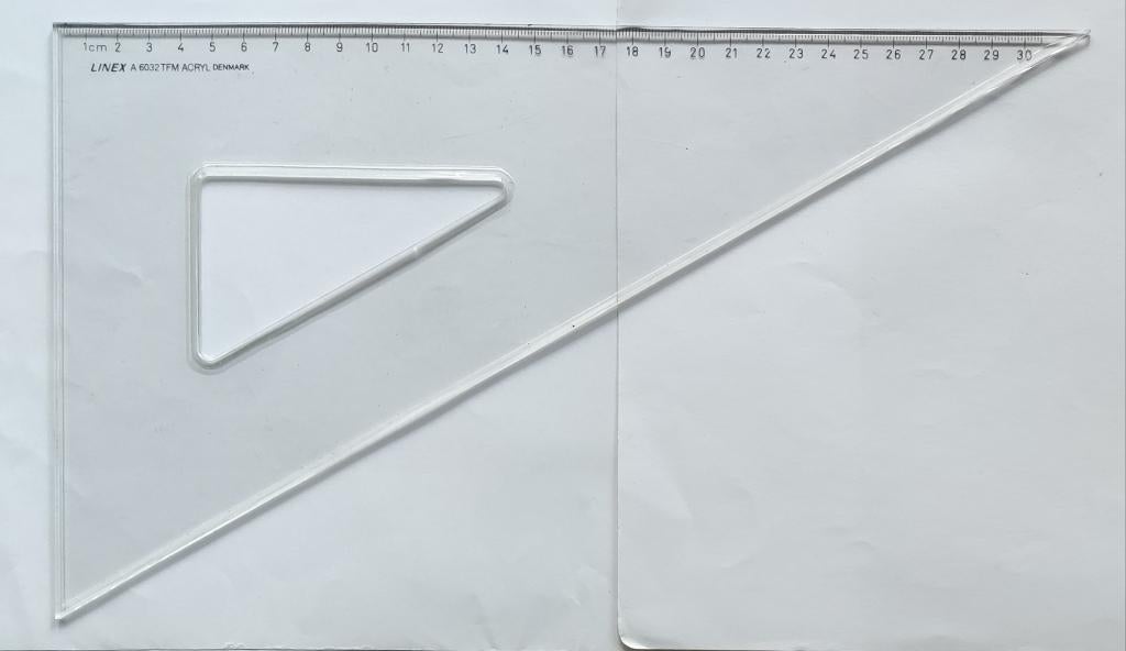 Driehoek LINEX A 6032 TFM ACRYL Denmark, Ophalen of Verzenden, Gebruikt, Overige typen