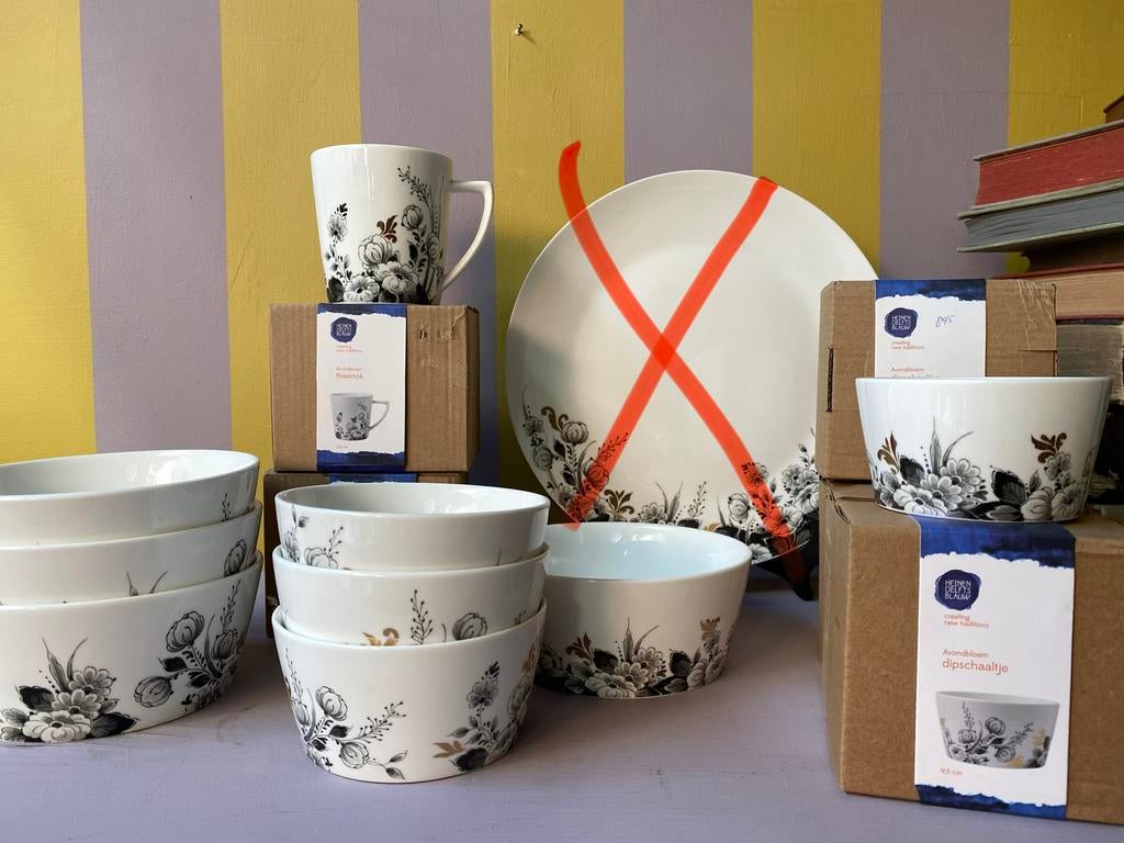 Heinen Delfts blauw, Nieuw, Ophalen of Verzenden, Bord(en), Overige stijlen