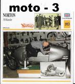 Ma11601 motorkaart norton 350 kneeler ( 1953 ), Ophalen of Verzenden, Zo goed als nieuw, Auto's