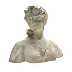 Gipsen art nouveau buste, Ophalen of Verzenden